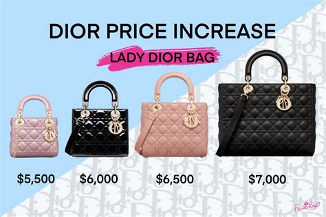 lady dior bag price 2023|lady dior bag sale.